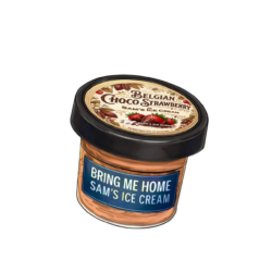 SAMS ICE-CREAM BELGIAN CHOCO STRAWBERRY 100ML